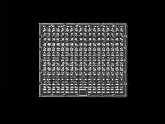 Geometrik Yüzey Tasarımlı 500W IP66 LED Stadyum Işıkları Lens Asimetrik PC Malzemesi