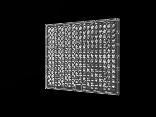 Geometrik Yüzey Tasarımlı 500W IP66 LED Stadyum Işıkları Lens Asimetrik PC Malzemesi