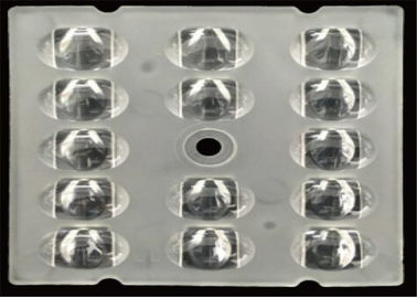 Ultra Geniş Işık Dağıtımı LED Lens Array 14 In 1 Type 5 Park Aydınlatması İçin