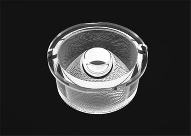 15 * 45 ° Dar Işınlı LED Objektif Şeffaf Tek Lens, LED Duvar Yıkayıcı için