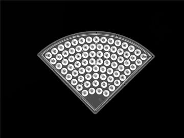 Özel Şekil LED Lens Reflektör / Şerit LED Lens D235 * H9.4mm PC Malzemesi