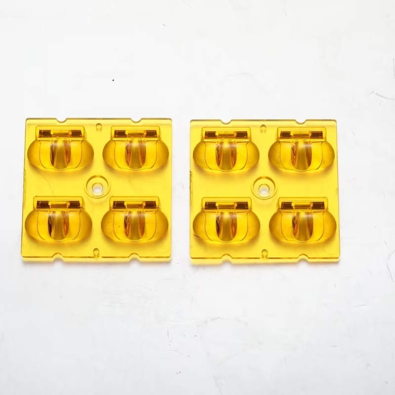 Amber Renkli PMMA TYPE2-M SMD5050 Sokak Işık Lensi 60x155 Derece