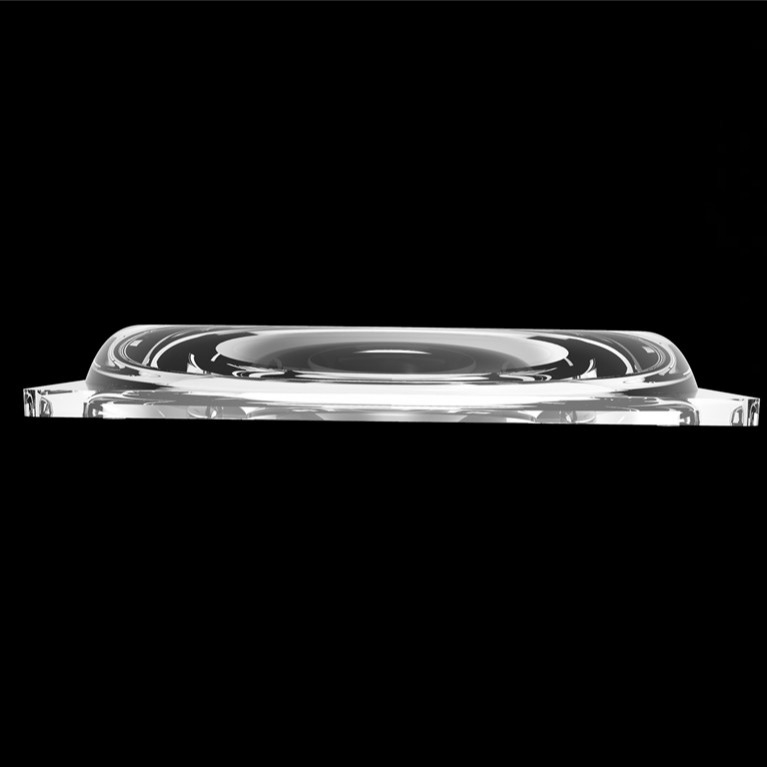 SMD 2835 PC 60 Derece 2 Halka LED Sokak Işık Lensi Mükemmel Işık Dağıtımı