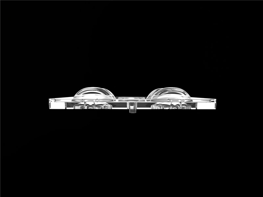 50*50mm 90 Derece 4 In 1 LED Light Lens PC Malzeme Sel Işığı için SMD7070/ 5050/4*3030 LED