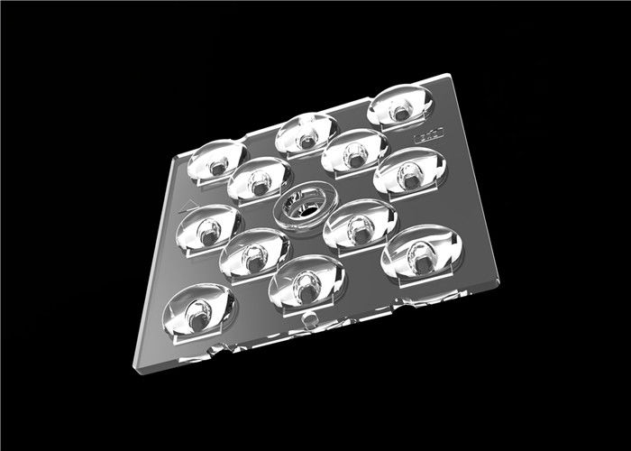 Şeffaf Cree LED Objektif TYPE3 PCB Kartı L50 * W50mm Ebatlı Geçirgen Optik Cihazı