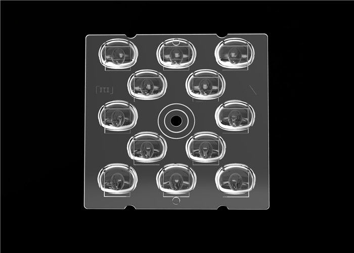 3030 SMD Geniş Açı LED Lens, Dış Mekan Aydınlatması için Optik Kare LED Lens