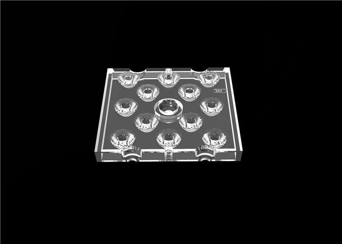 Dış Mekan Yüksek Lümenli LED Çoklu Mercek, 12'li 1 Kare LED Lens, PCB Kartı ile