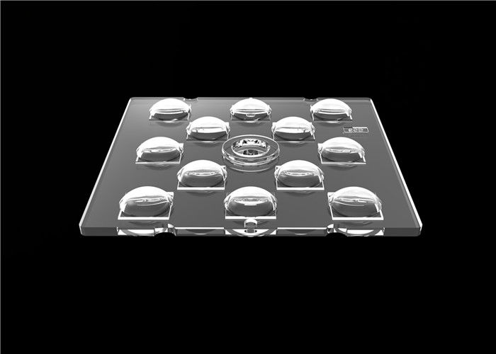 12 In 1 PMMA LED Chip Lens, Dış Işın Aydınlatması İçin 60 ° Işın Açısı Çok LED Lens