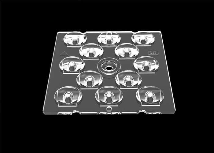 65x150 Derece Geniş Açı LED Lens, Yolcu Lambası için PC LED Optik Lensler