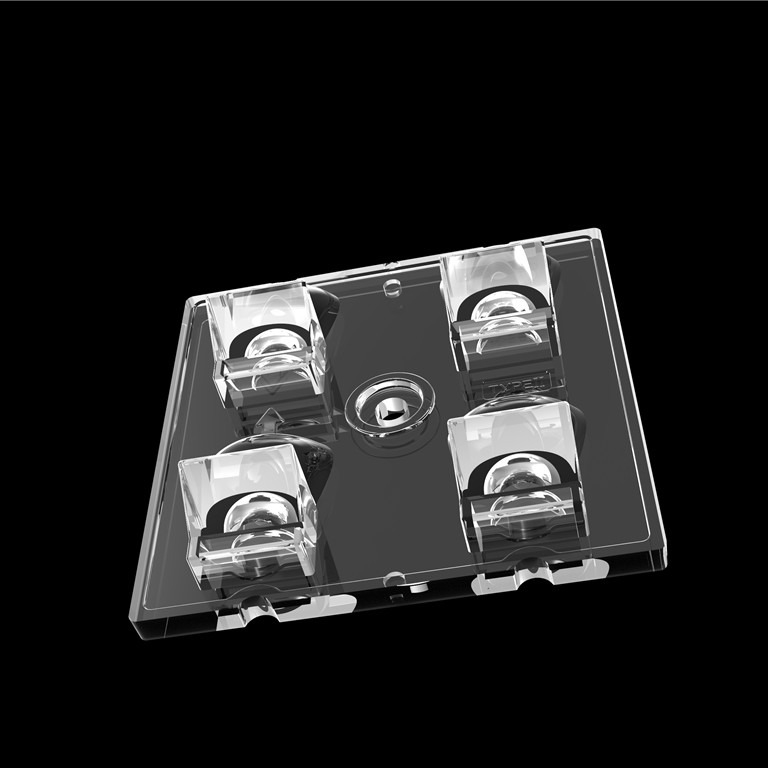2*2 5050LED Çipler Yüksek verimlilikli LED Stadyum Işıklandırma Lensleri Spor Alanları / Kare Işıklandırma / Tünel Lambaları için