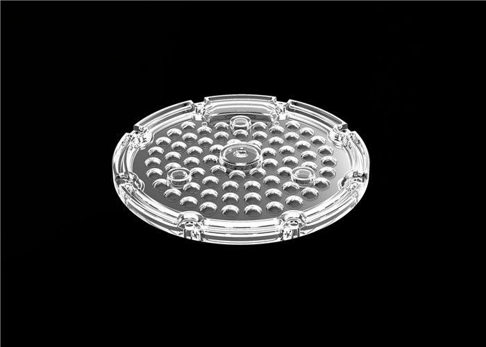 Net PC Yüksek Güçlü Lens Lens, 64 LED Reflektör Optik IP65, Yuvarlak Highbay Işık için