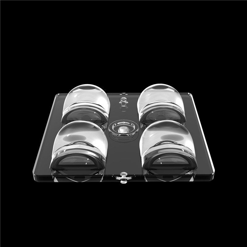 Polarized 60Degree 2*2 Multi-Lens High Transmittance 50*50mm LED Track And Field Stadyum Işığı için