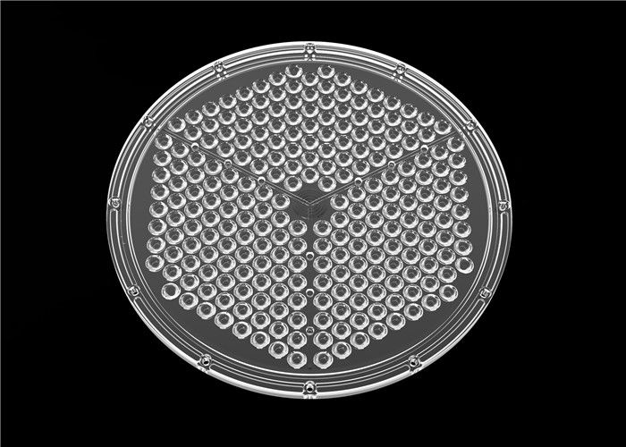 234 In 1 LED Optik Objektif Yüksek Körfez Işık için Şeffaf UFO Shaped Objektif