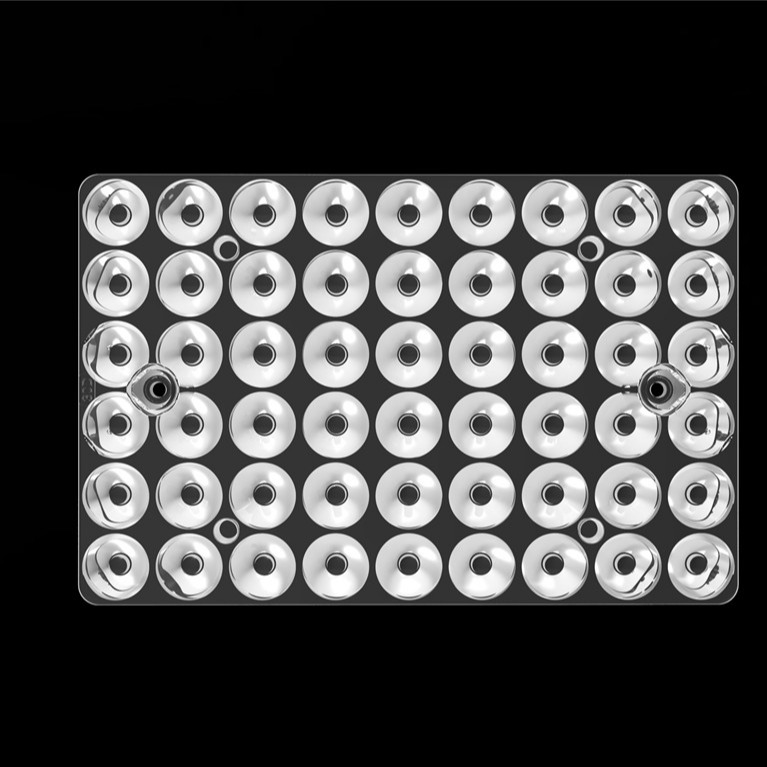 54IN1 30 Derece Dış Işık 3030 LED Lens PC Led Optics For Stadium Light / Pitch Lights L144*W94mm
