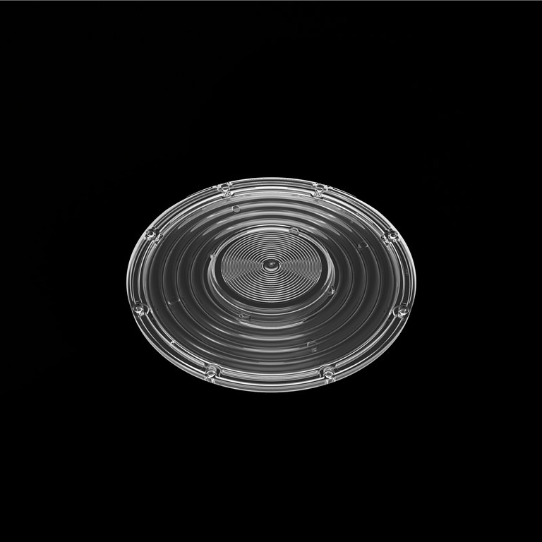 150W UFO LED High Bay Light Lens AC Tip 206mm / 90 Derece 2835/ 3030 LED PC Optics Lens