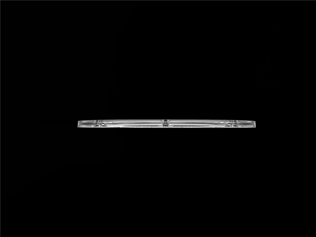 206mm Çapraz Yuvarlak Modül High Bay Light UFO Lens 90 Degree φ206mm PC LED Lens