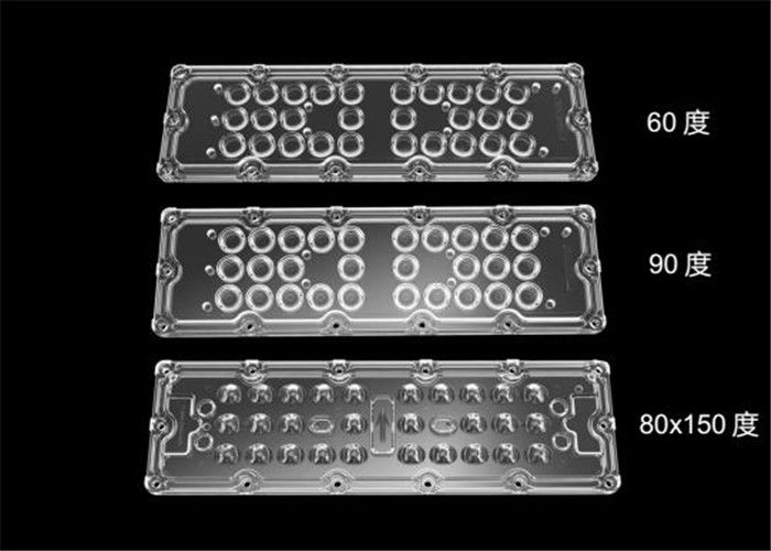 Simetrik 60 Derece LED Yüksek Bandı Işık Armatürleri Lens 28 in 1 Tünel Aydınlatması İçin