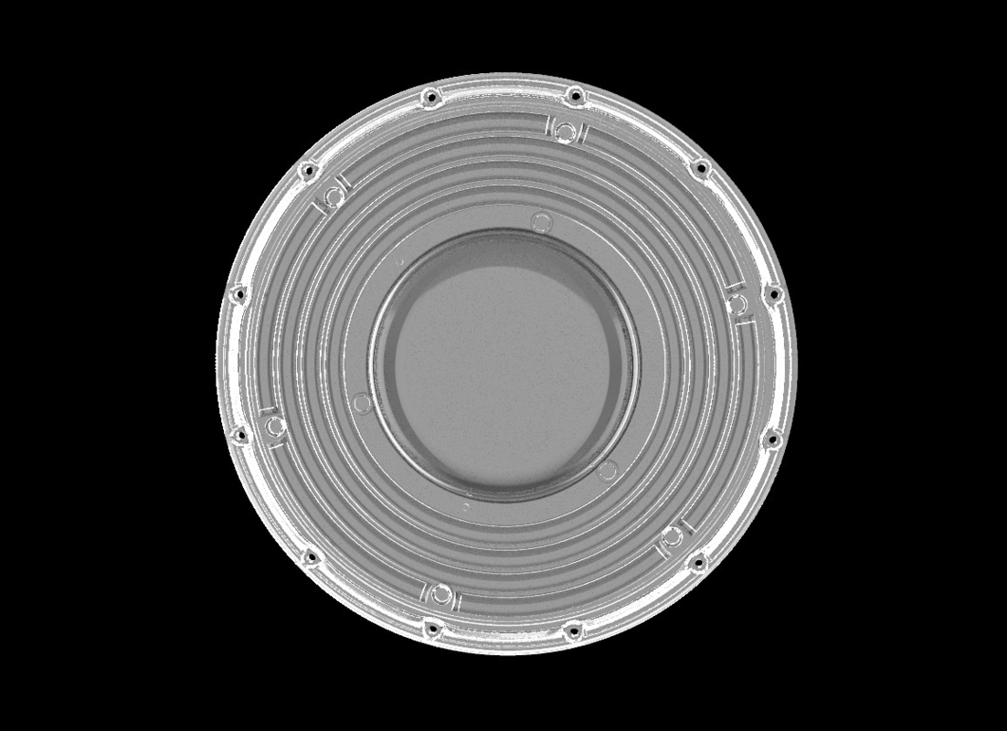 200W φ265mm SMD3030 PC Led UFO Bay Light With 90Degree Beam Angle IP66 Koruma Seviyesi