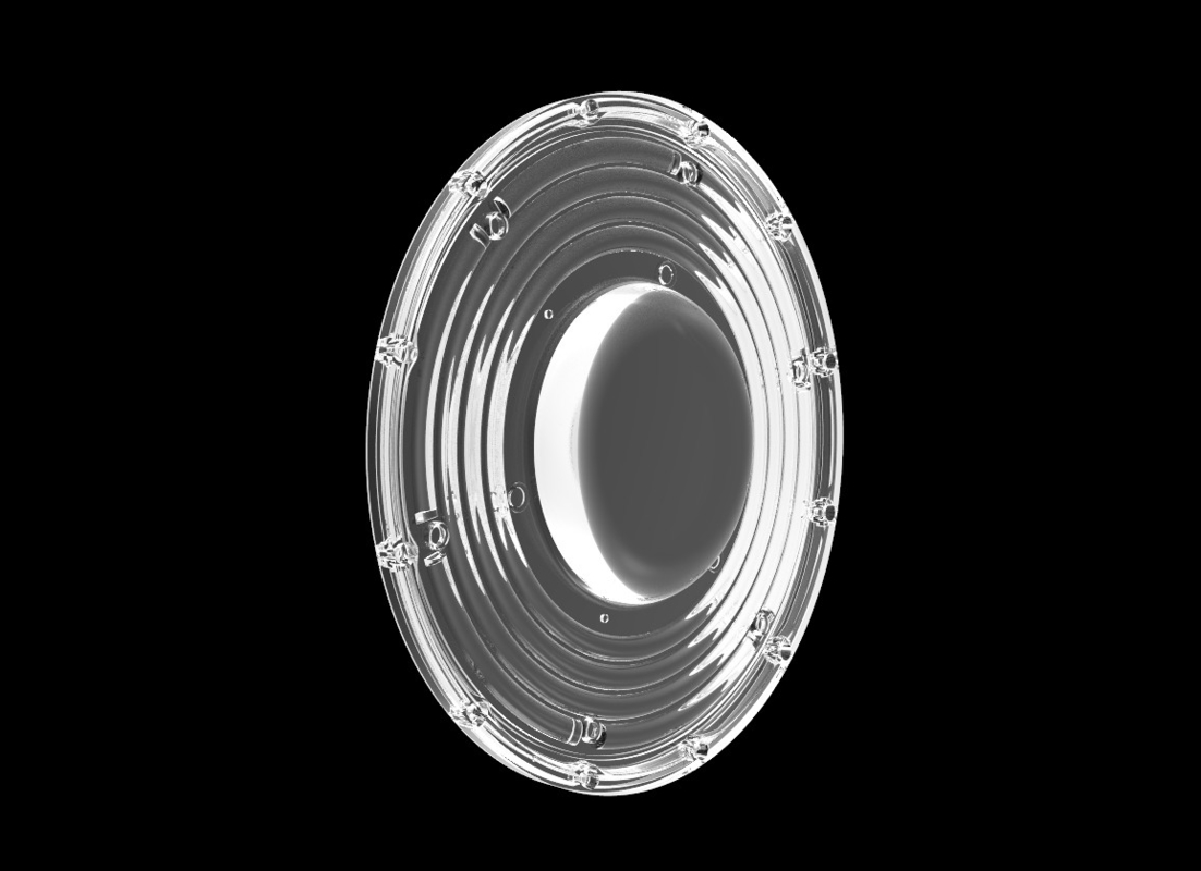 200W φ265mm SMD3030 PC Led UFO Bay Light With 90Degree Beam Angle IP66 Koruma Seviyesi