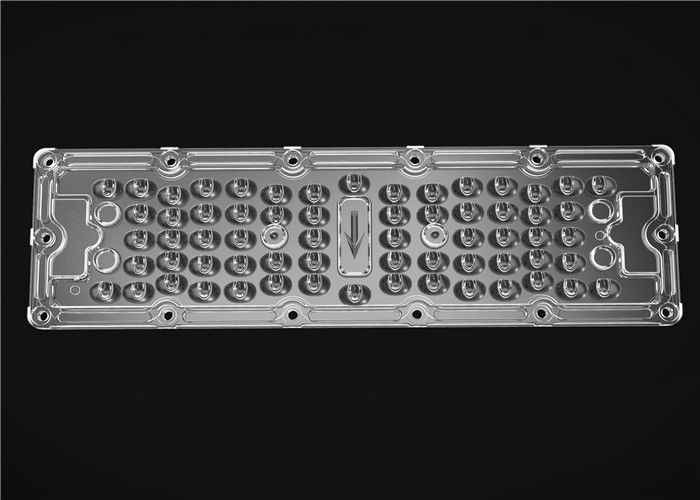 PCB Modülüyle Belgeli 1 LED Sokak Lambası Donanım Seti Optik Lens CE 64 In