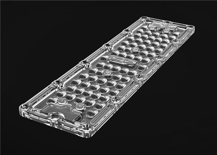 80 * 150 ° Işın Açısı Yüksek Güçlü LED Lens, Sokak Lambası için 3030 Cree LED Lens