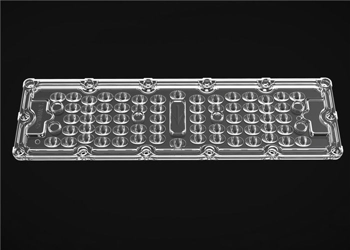 Dikdörtgen Lüks Lens Dizilişi 64 Lm Dış Lamba İçin 1 LED Sokak Lambası