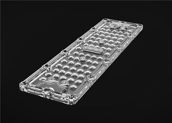 PMMA Malzeme Optiği RGB LED Lens, 90 ° Işın Açısı, LED Tünel Lambası İçin