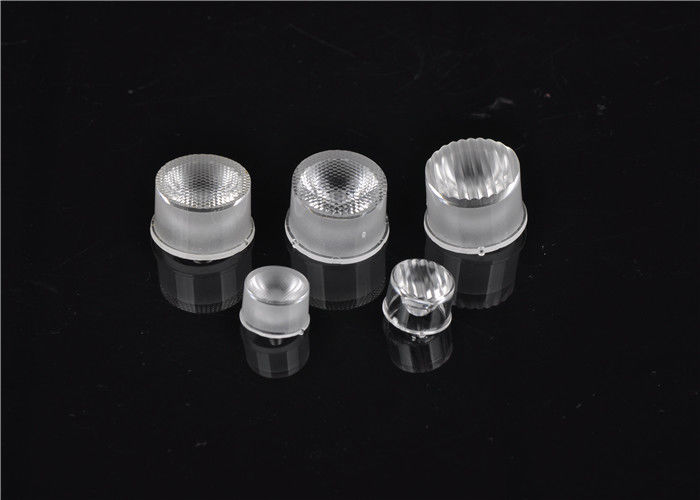 Suya Dayanıklı PMMA LED Lens 20 * 60 Derece Yuvarlak Yıkama Duvar Lambası İçin Şekillendirilmiş