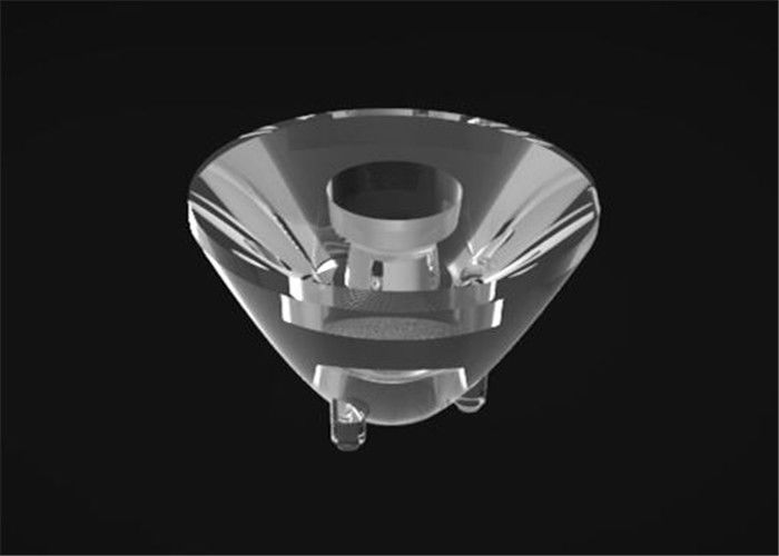 35mm LED Optik Lensler Cree 3535 Cipsler PMMA Malzeme, LED Torch Işığı için