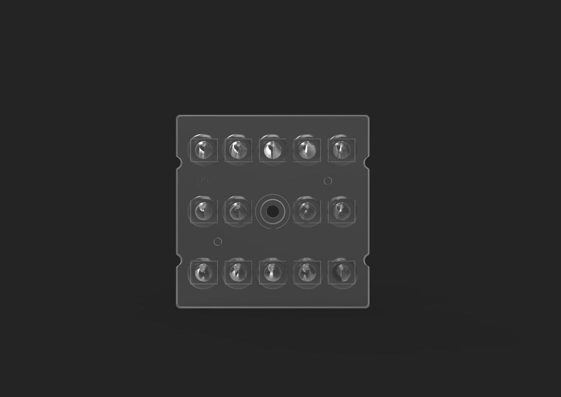 Ultra Geniş Işık Dağıtımı LED Lens Array 14 In 1 Type 5 Park Aydınlatması İçin