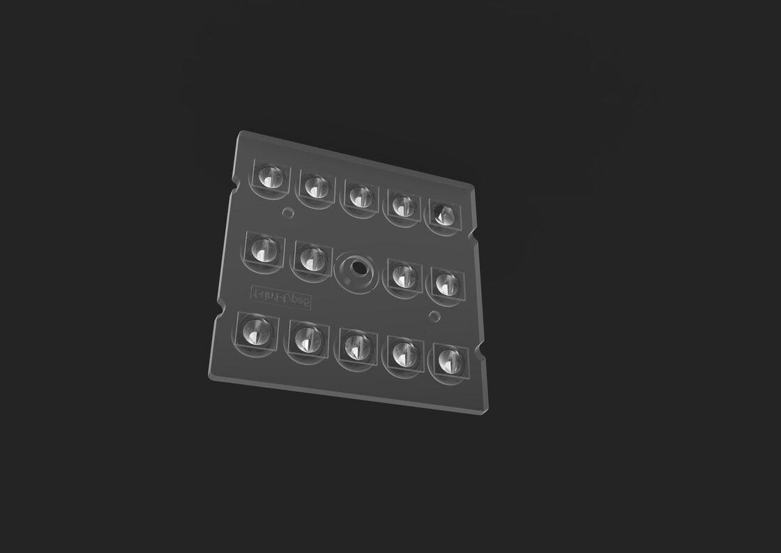 Ultra Geniş Işık Dağıtımı LED Lens Array 14 In 1 Type 5 Park Aydınlatması İçin