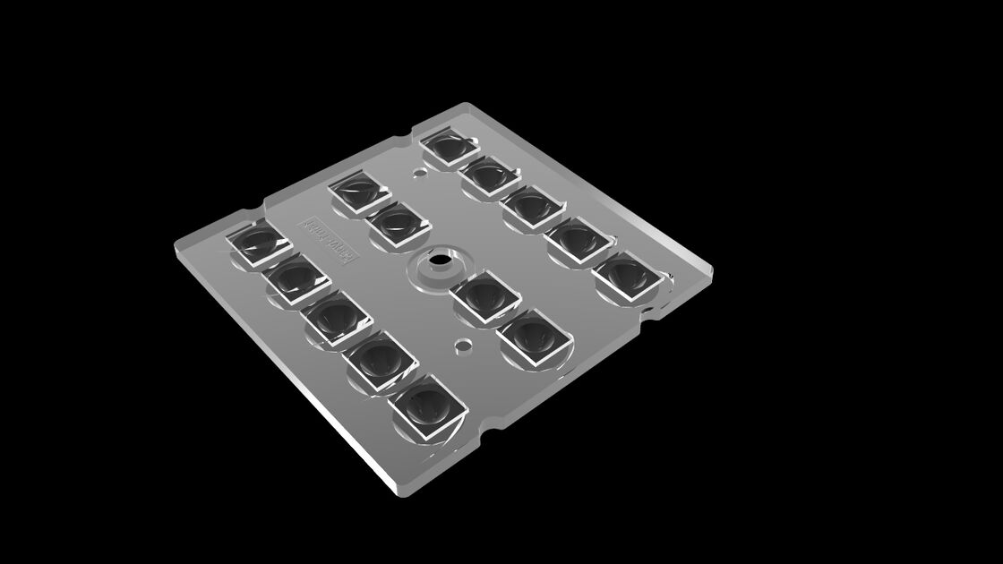 Ultra Geniş Işık Dağıtımı LED Lens Array 14 In 1 Type 5 Park Aydınlatması İçin