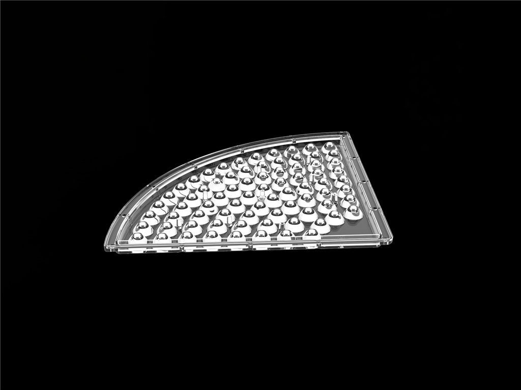 Özel Şekil LED Lens Reflektör / Şerit LED Lens D235 * H9.4mm PC Malzemesi