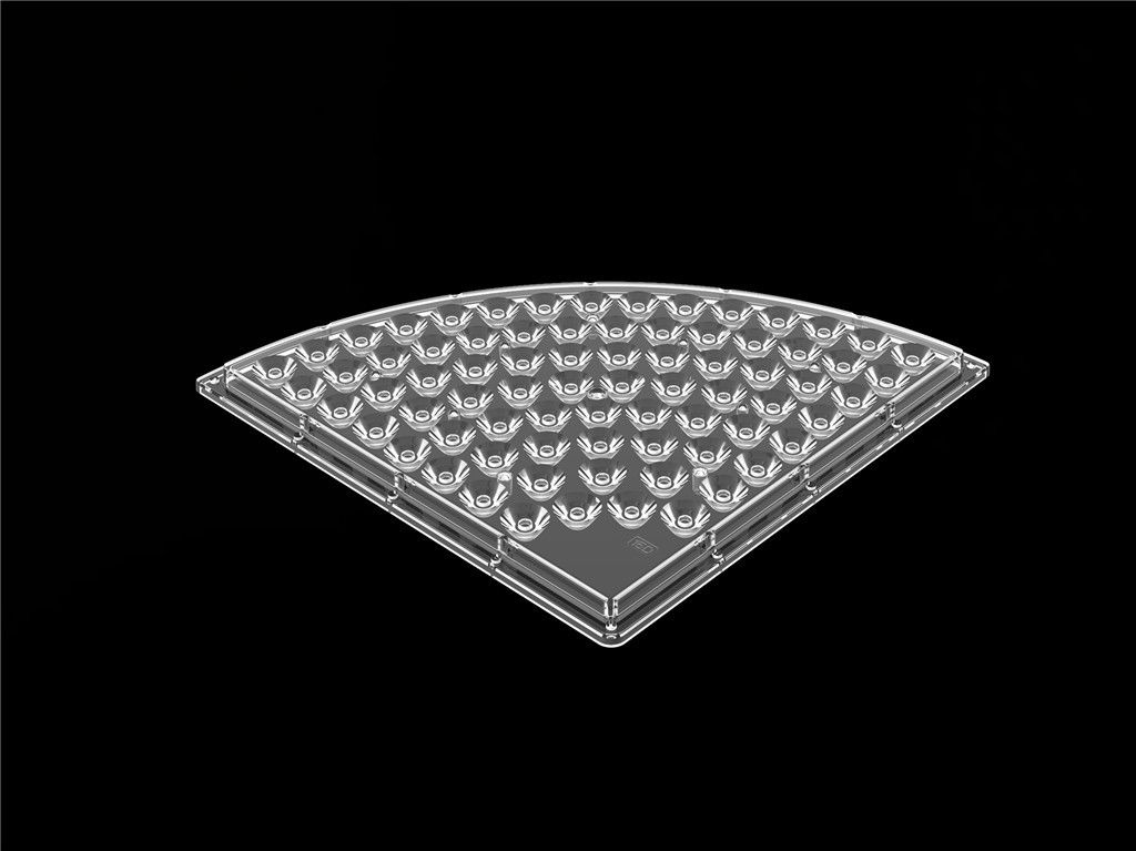 Özel Şekil LED Lens Reflektör / Şerit LED Lens D235 * H9.4mm PC Malzemesi