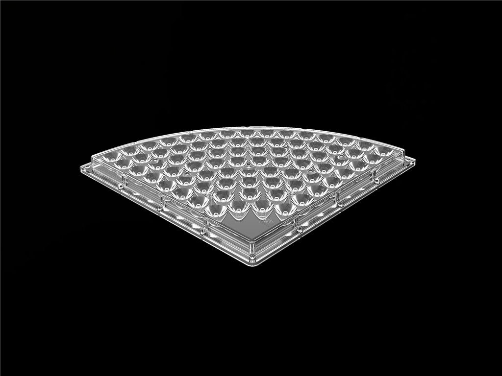 76 Yüksek Bay Işık 90 Derece Işın Açısı İçin 1 LED Optik Lensler