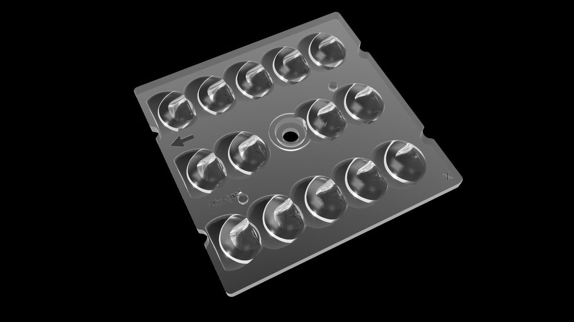 PHILIPS SMD3030 Kare LED Lens 14'ü 1 arada, LED Sokak Aydınlatması İçin SMD LED Lensi Koruyan Gözler