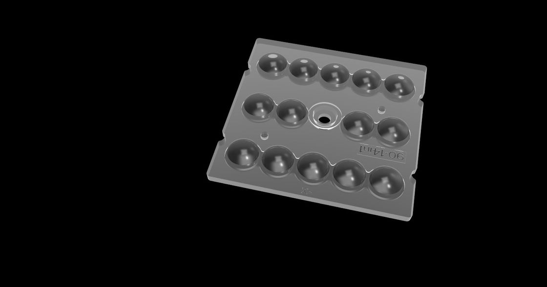 14 In 1 PMMA Optik, LED Aydınlatma için, 90 Derece LED Lens Array Tünel Aydınlatma İçin